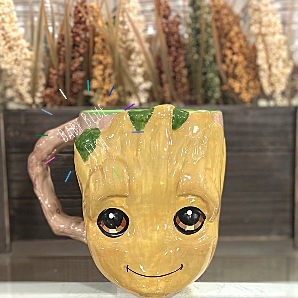 Marvel Guardians of The Galaxy Baby Groot Face Mug